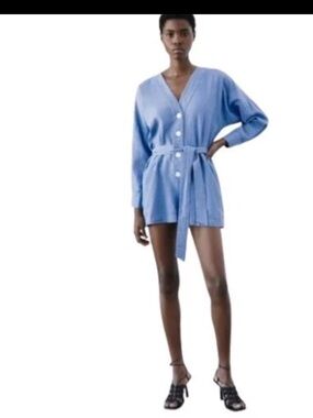 ZARA Baby Blue Romper